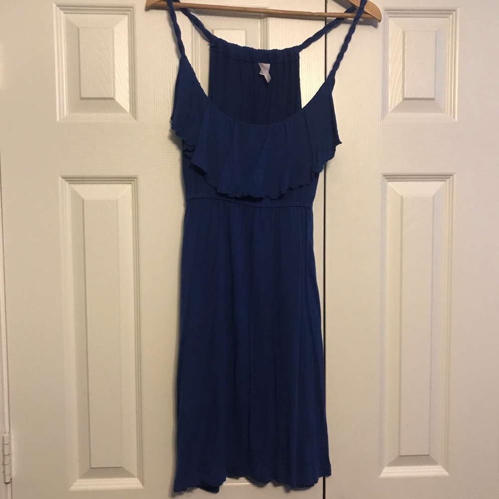 **Blue mini dress**